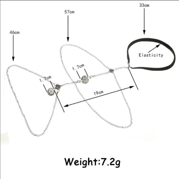 LAST SET _ 2x Boho Festival Thigh Chain - Picture 4 of 4